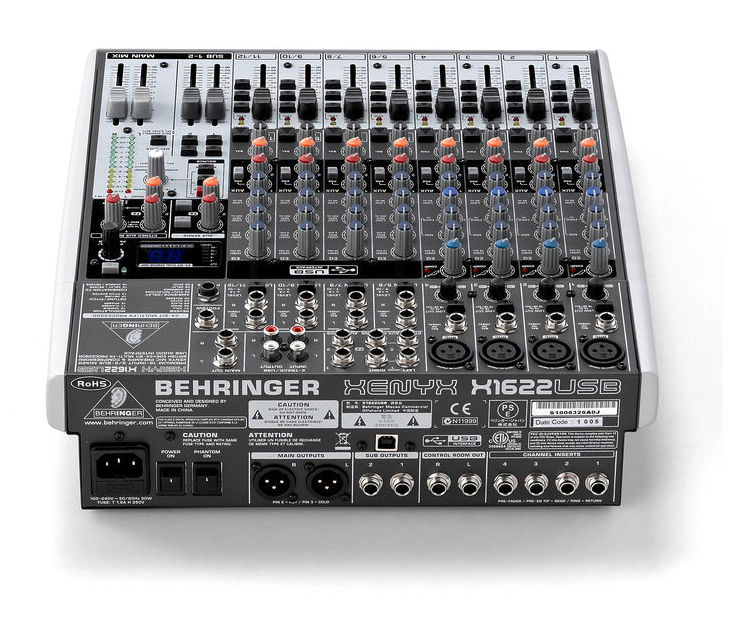 table de mixage xenyx x1622usb